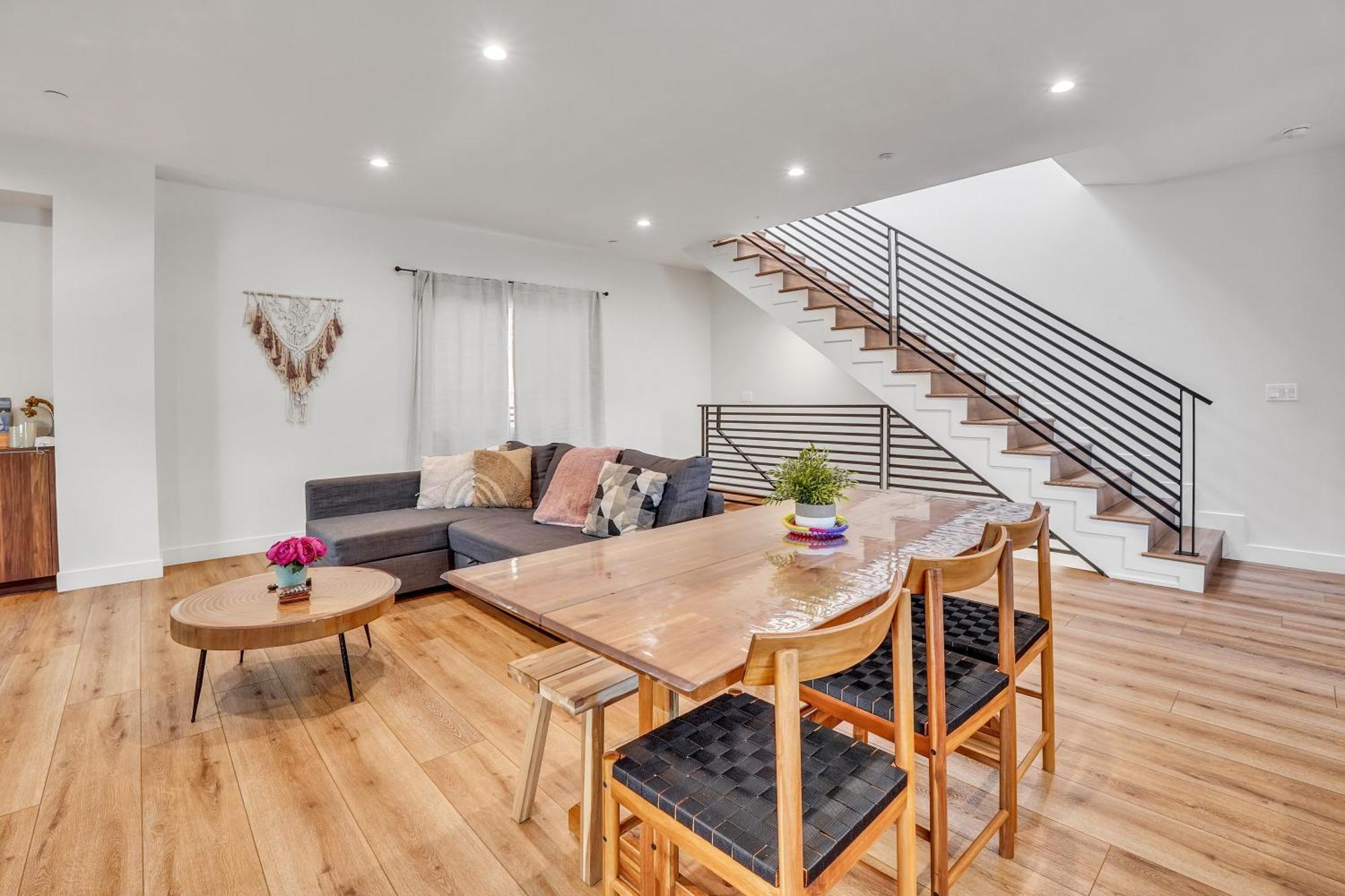 Luxurious Townhome W/3 Master Suites Gated Parking Los Angeles Dış mekan fotoğraf